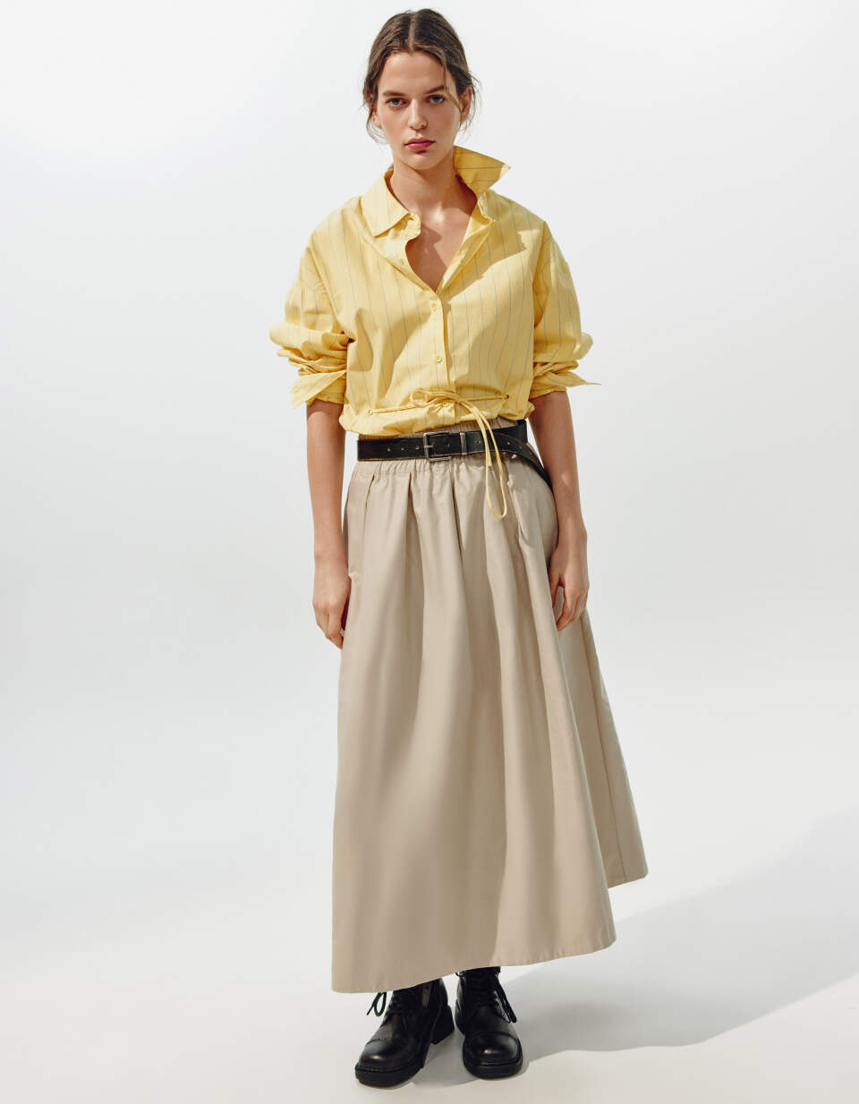 Расклешенная юбка миди из линейки SELA Young