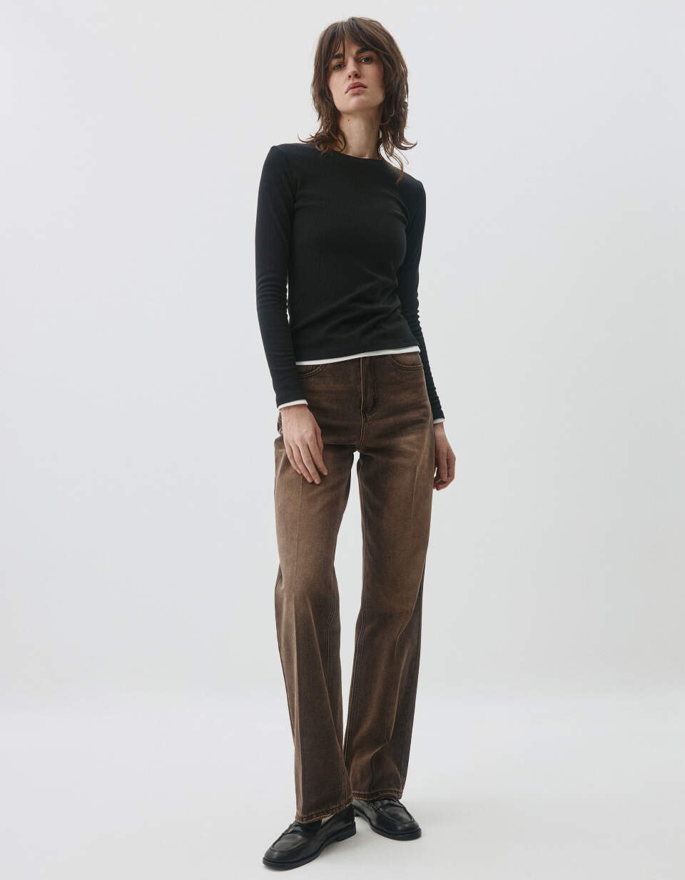 Джинсы WIDE LEG TALL с тинтом