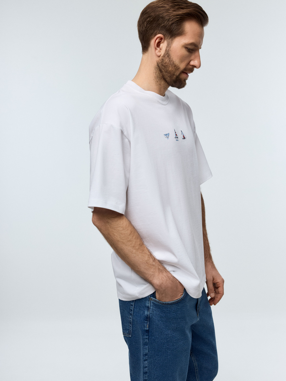 Футболка RELAXED FIT с принтом, фото - 7