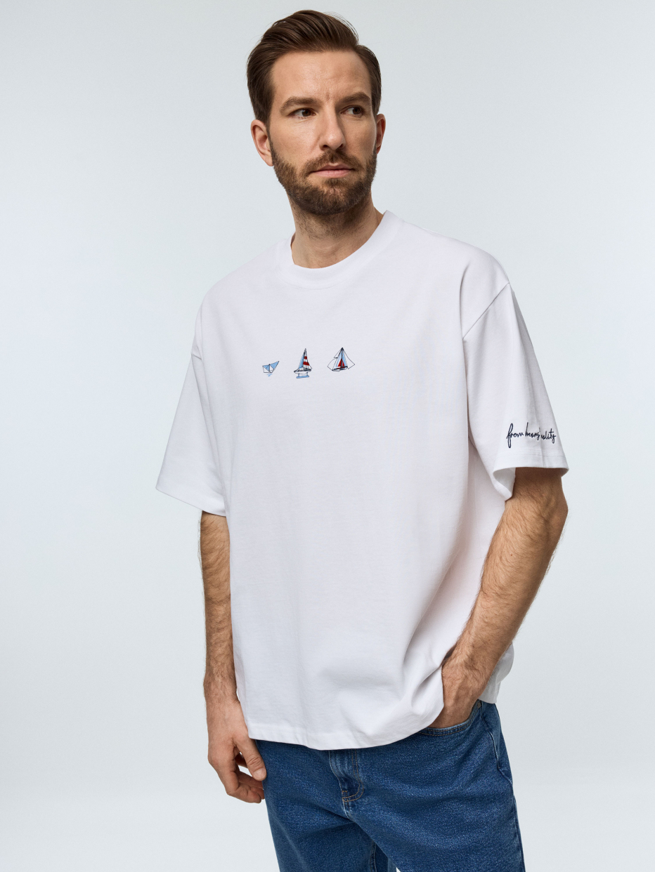 Футболка RELAXED FIT с принтом, фото - 9