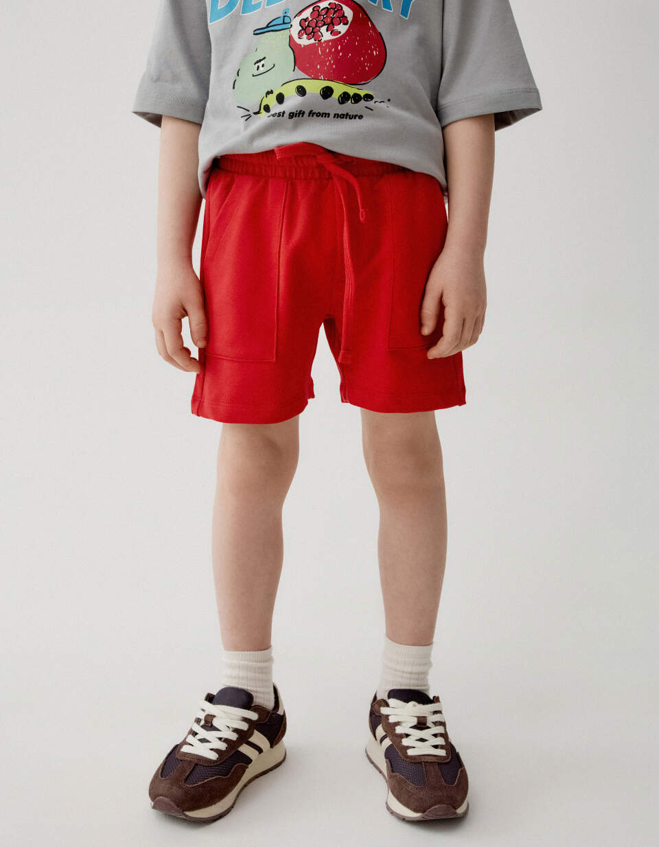 Трикотажные базовые шорты для мальчиков