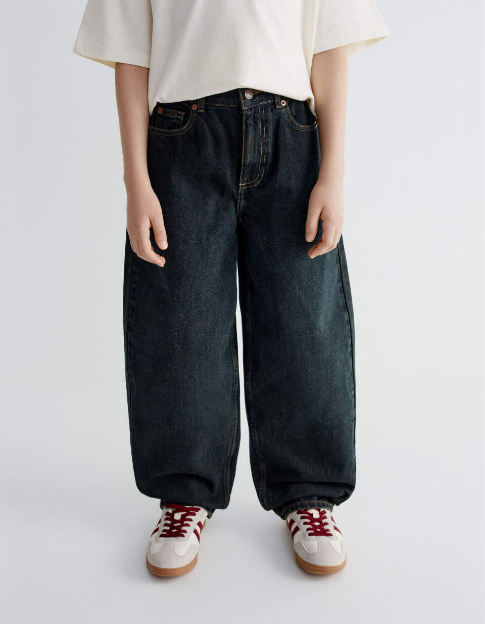 Свободные джинсы багги для мальчиков