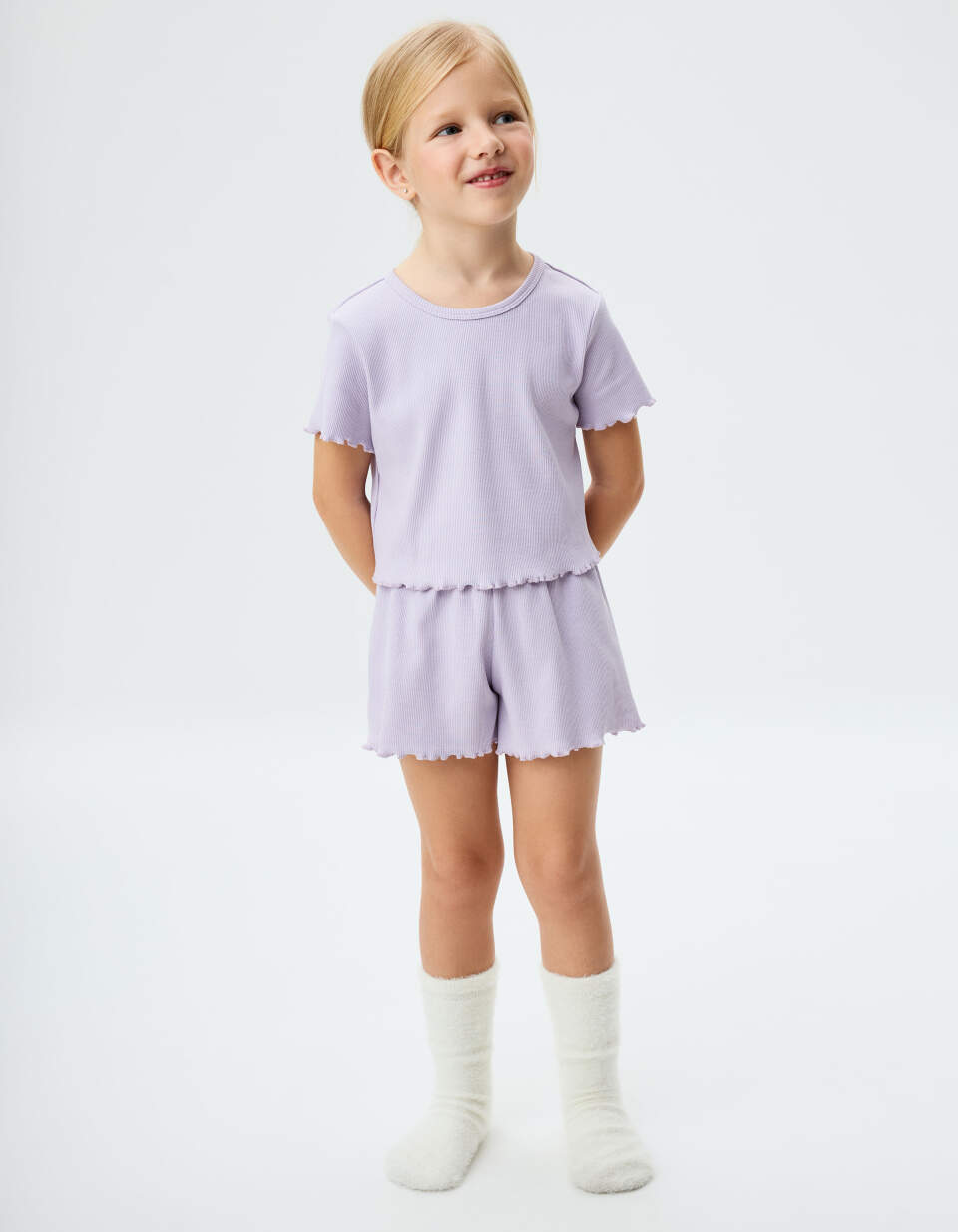 Трикотажная пижама для девочек