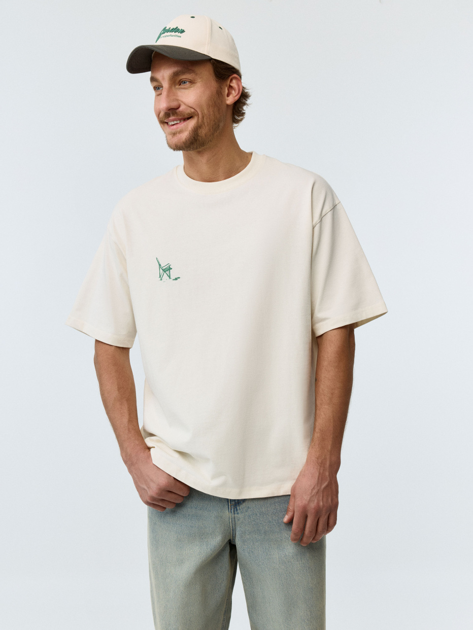 Футболка RELAXED FIT с принтом, фото - 4