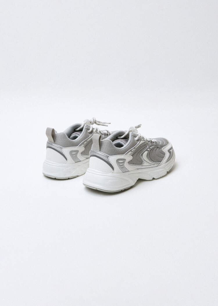 Комбинированные кроссовки для девочек 