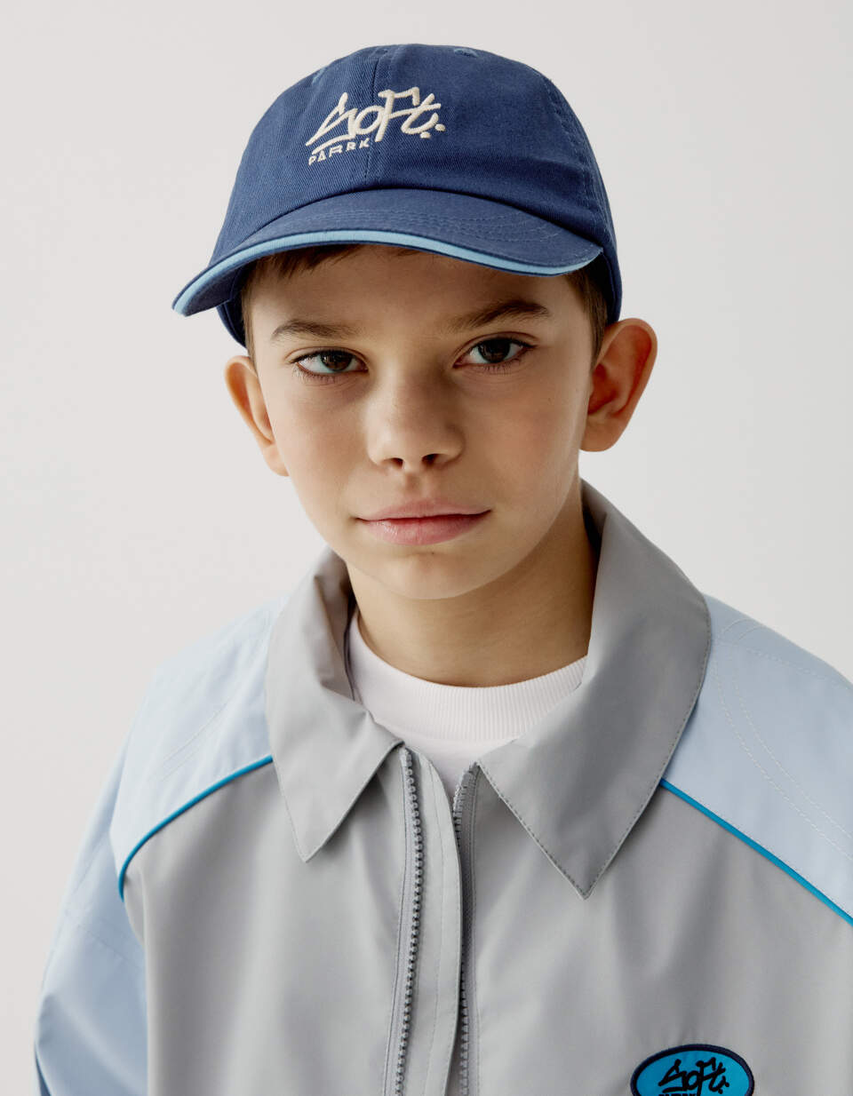 Хлопковая бейсболка с вышивкой для мальчиков