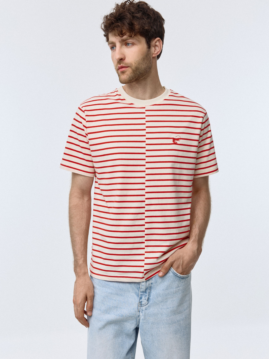 Футболка REGULAR FIT в полоску, фото - 5