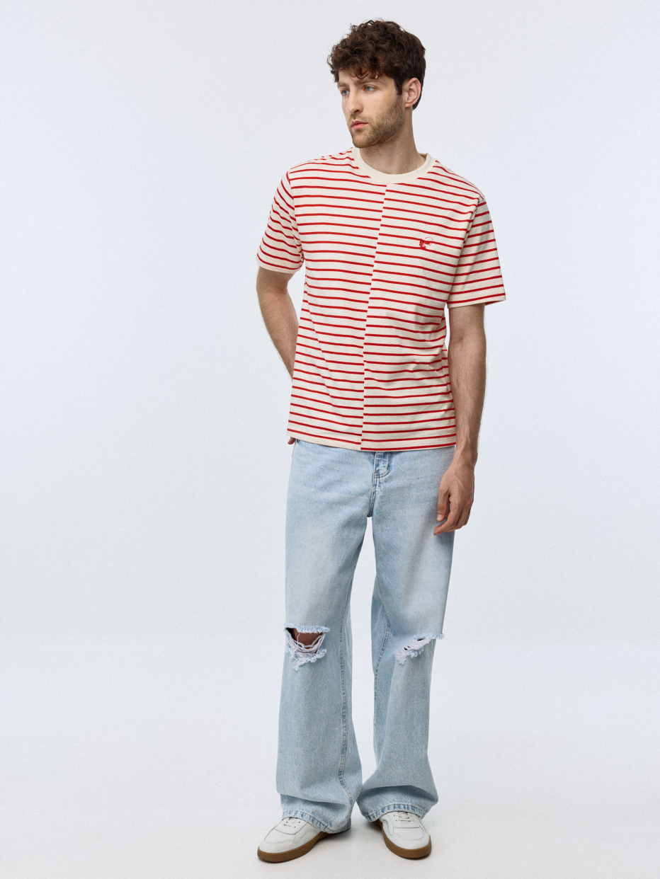 Футболка REGULAR FIT в полоску, фото - 3