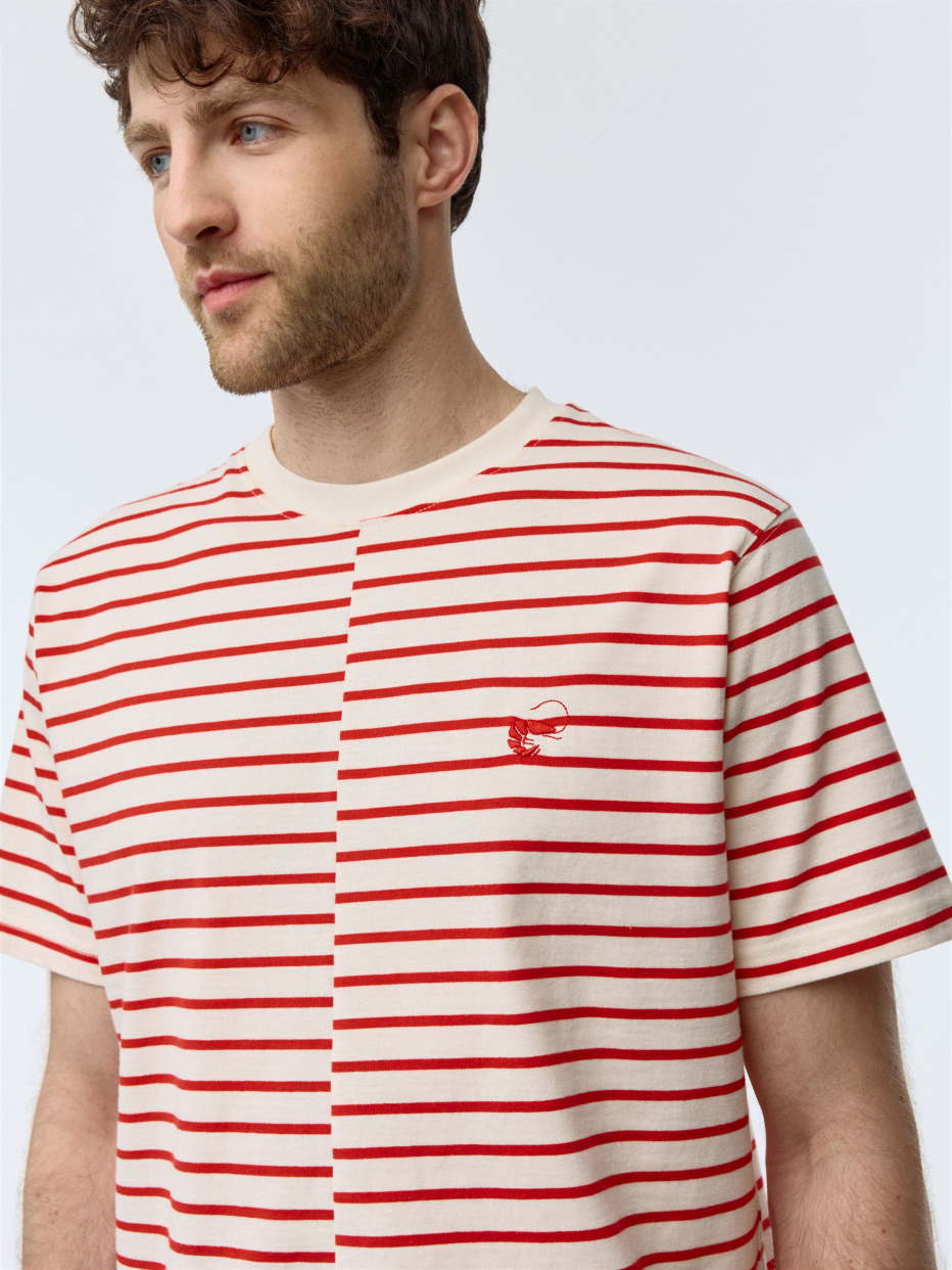 Футболка REGULAR FIT в полоску, фото - 1