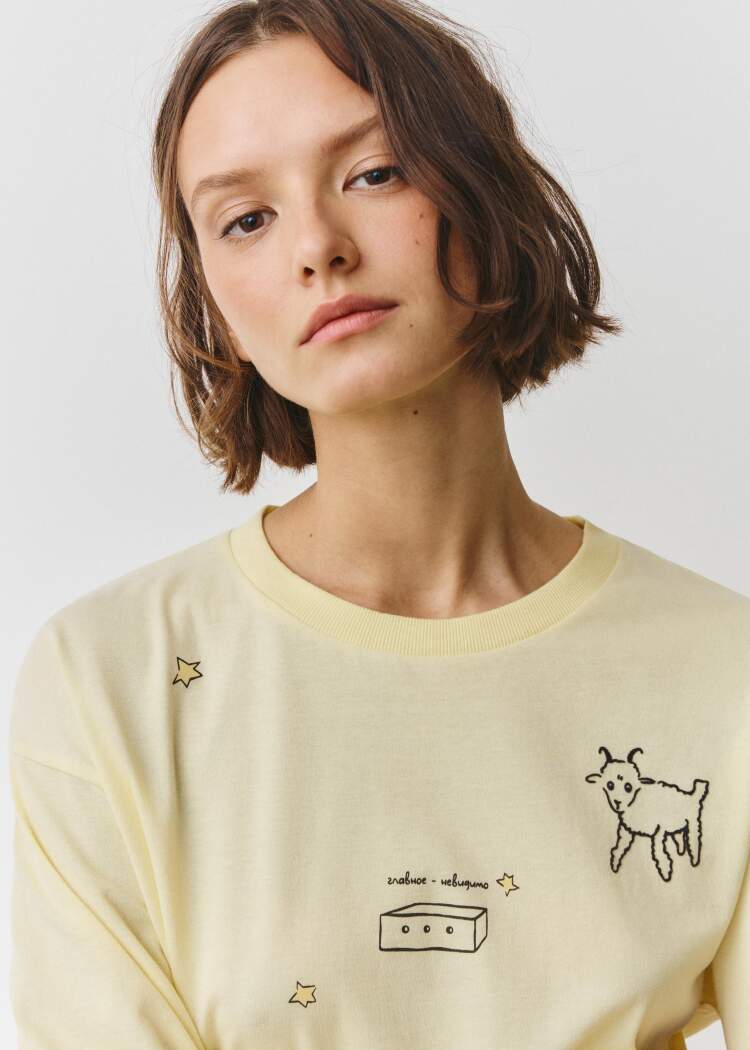 Домашний лонгслив из коллекции SELA × Маленький принц 