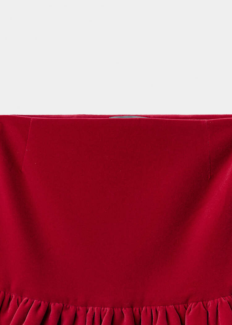 Мини юбка-баллон  