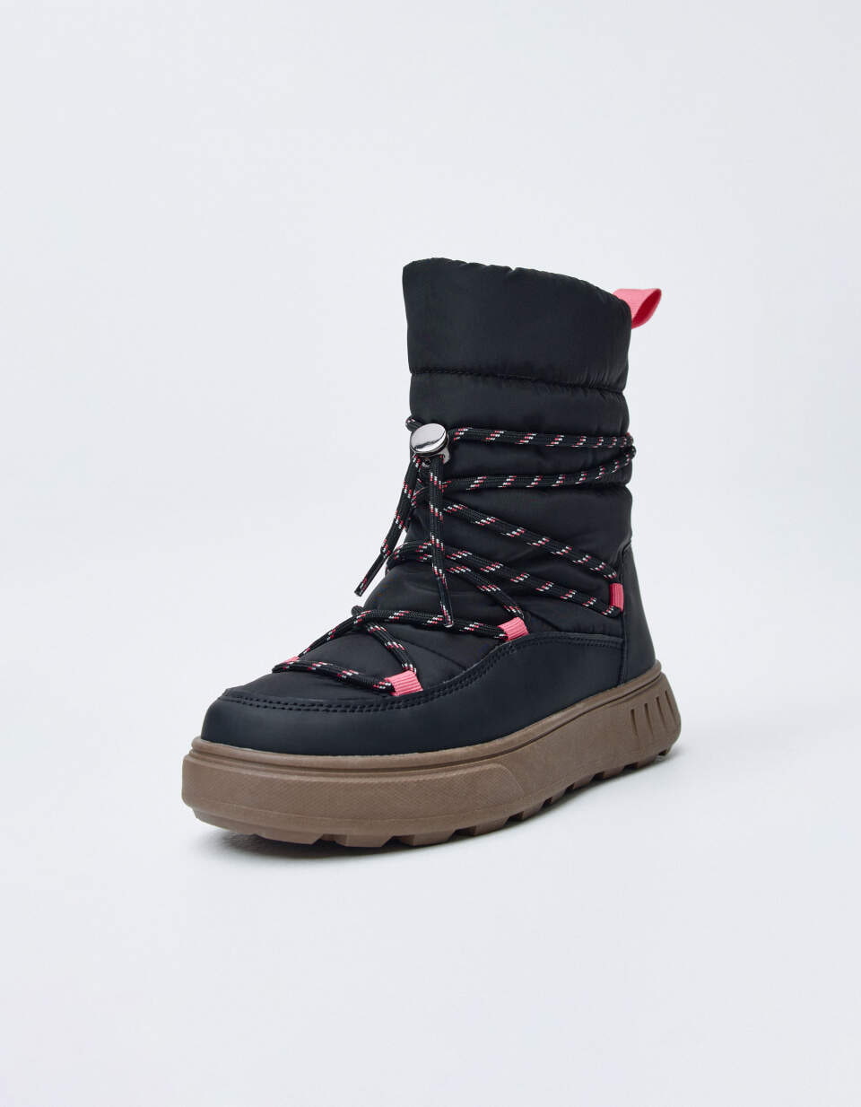 Зимние текстильные дутики для девочек