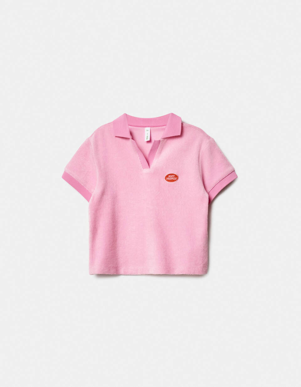 Поло из махровой ткани для девочек