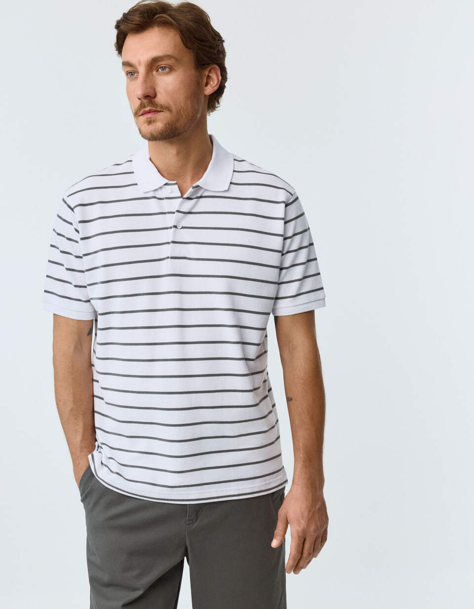 Поло REGULAR FIT в полоску