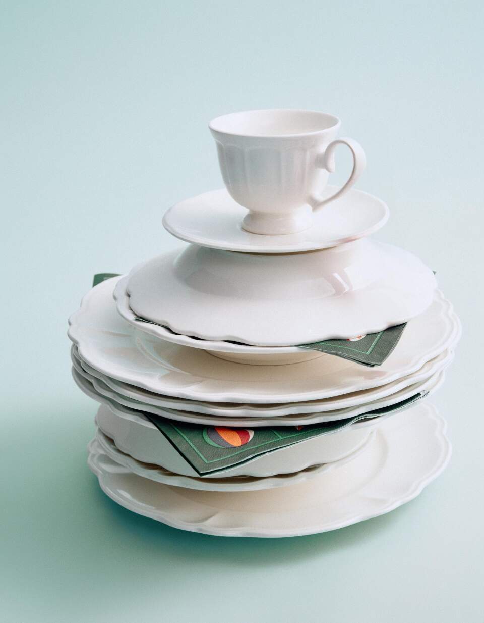 Чайная пара из костяного фарфора