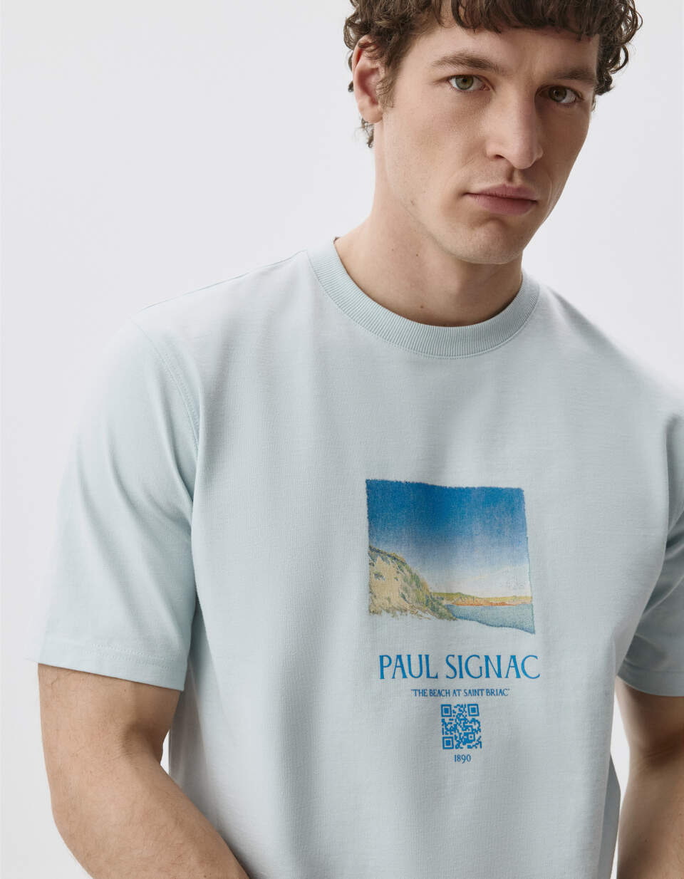 Футболка с AR-принтом по мотивам картины Синьяка