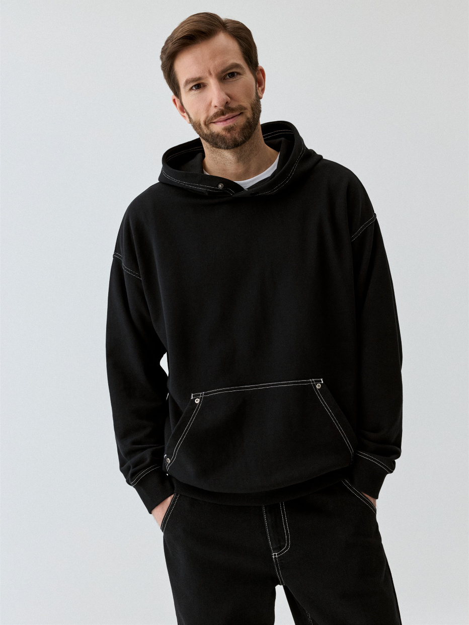 Худи OVERSIZE FIT из футера, фото - 1