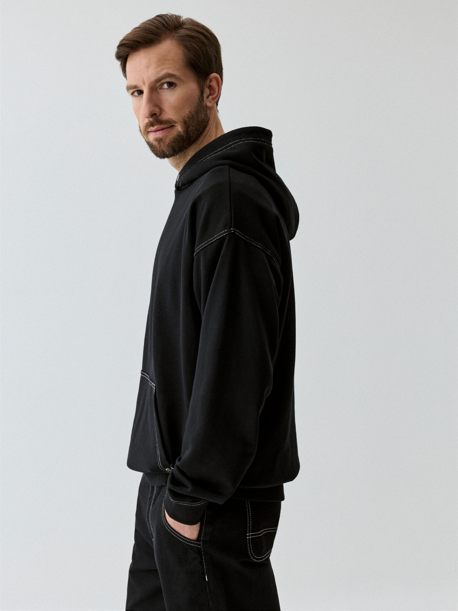 Худи OVERSIZE FIT из футера, фото - 3