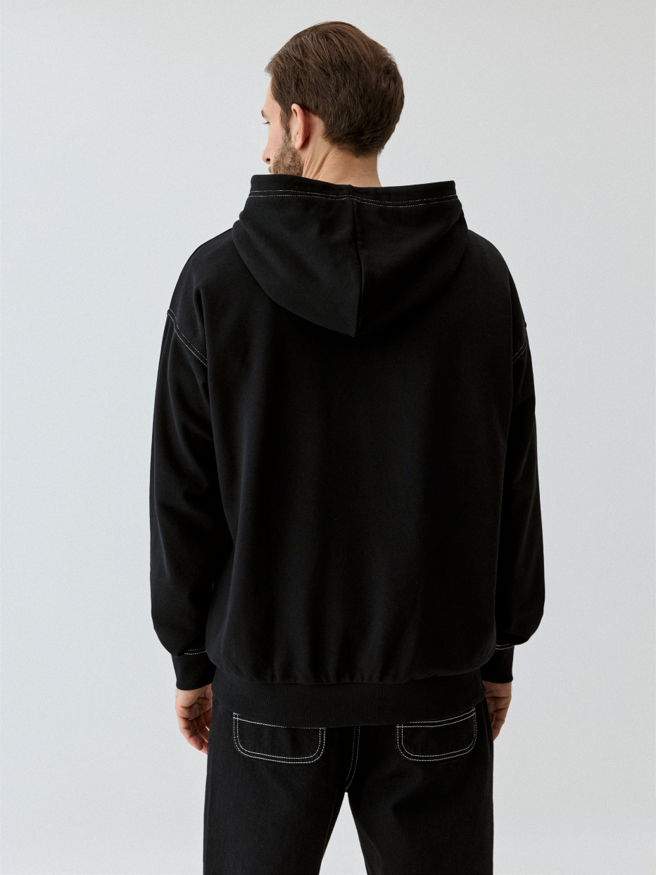 Худи OVERSIZE FIT из футера, фото - 4