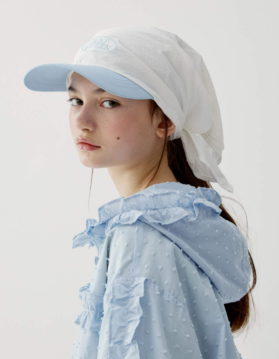 Кепка-косынка для девочек