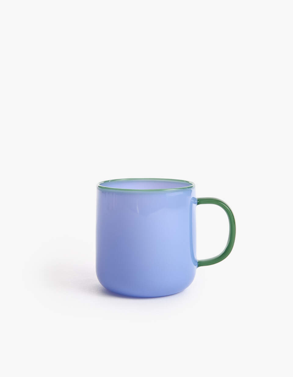 Кружка из цветного стекла