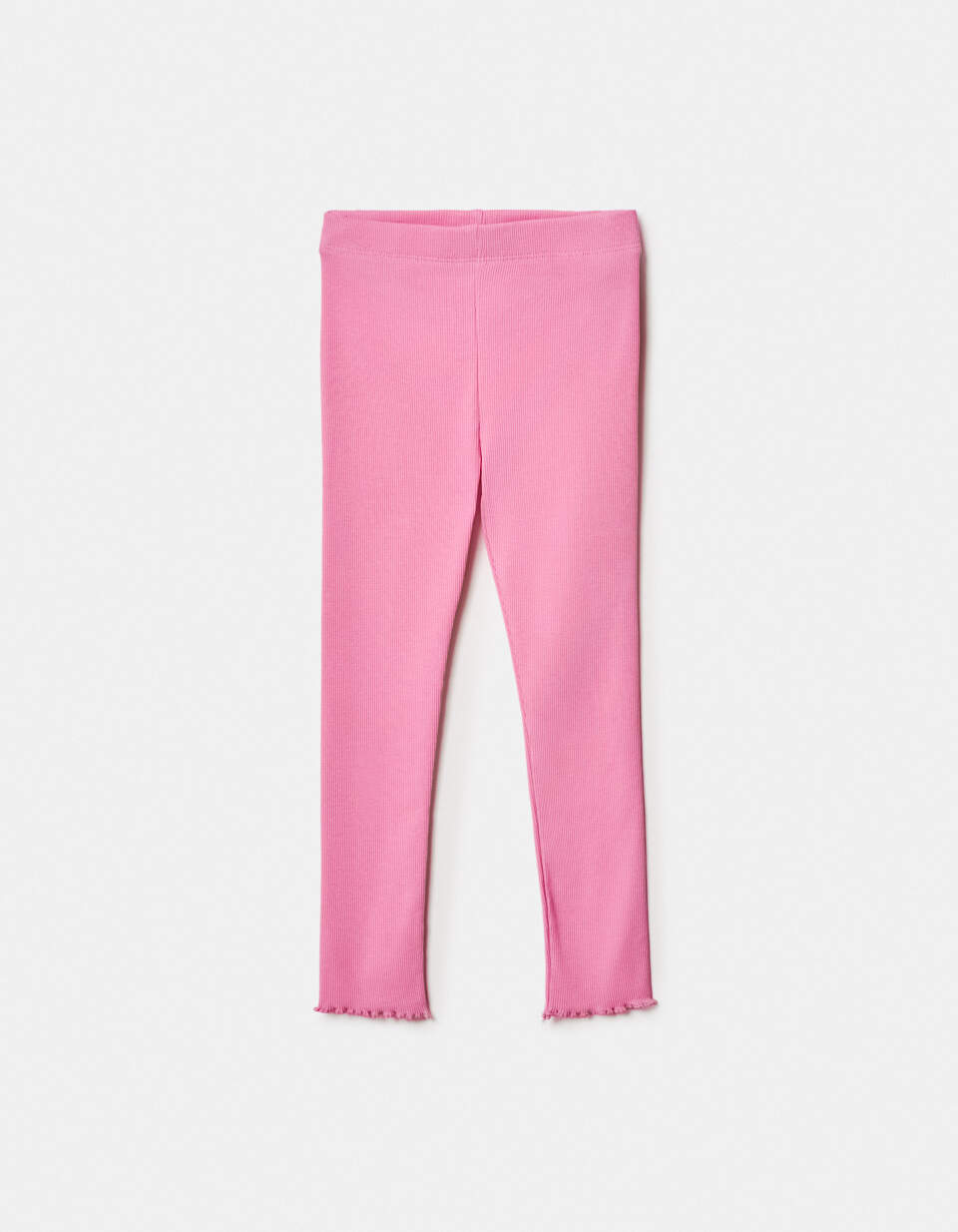 Базовые леггинсы в рубчик для девочек