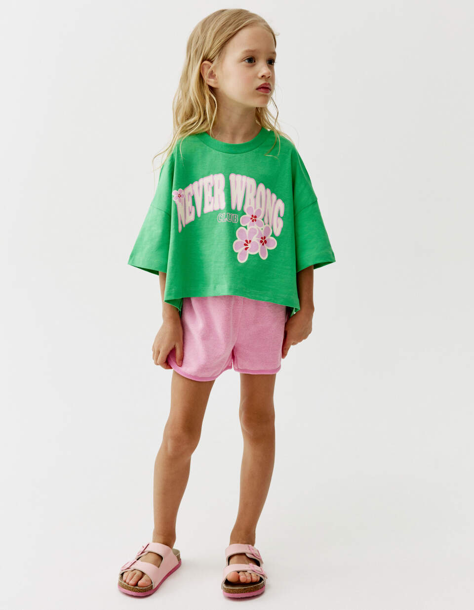 Махровые шорты для девочек