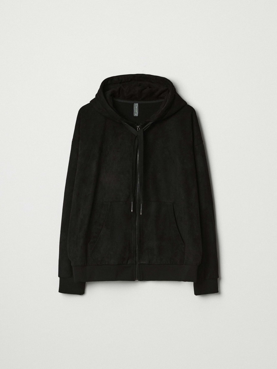 H and m black hoodie clearance