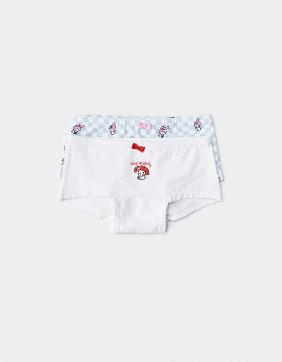 Набор из 2 трусов-шортиков с принтом Hello Kitty My Melody для девочек
