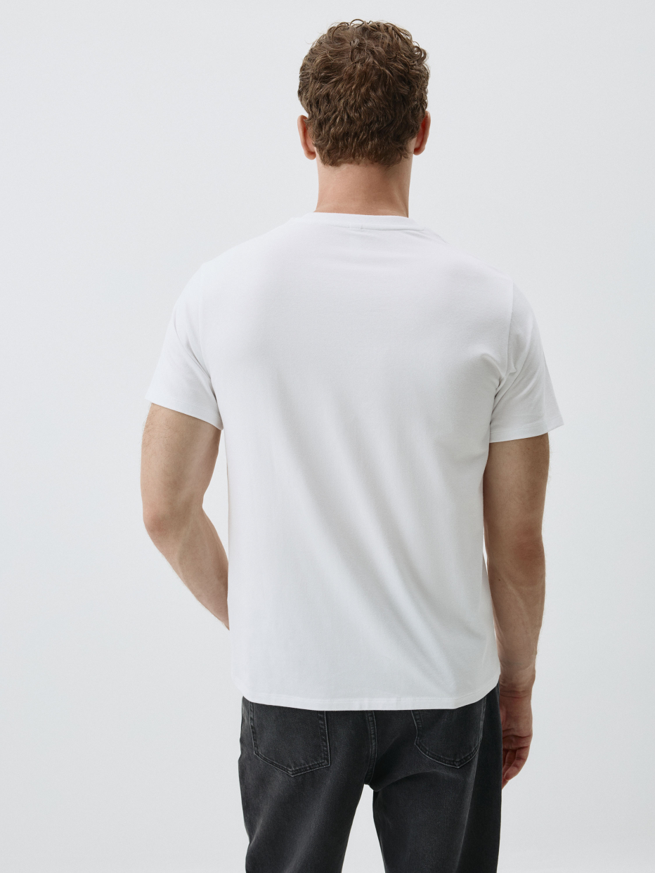 Футболка ADAM SLIM FIT базовая, фото - 3