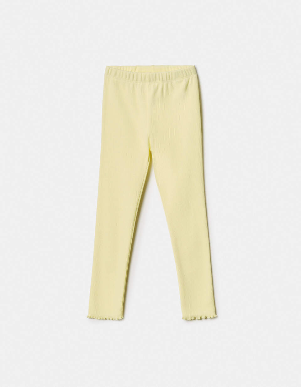 Базовые леггинсы в рубчик для девочек