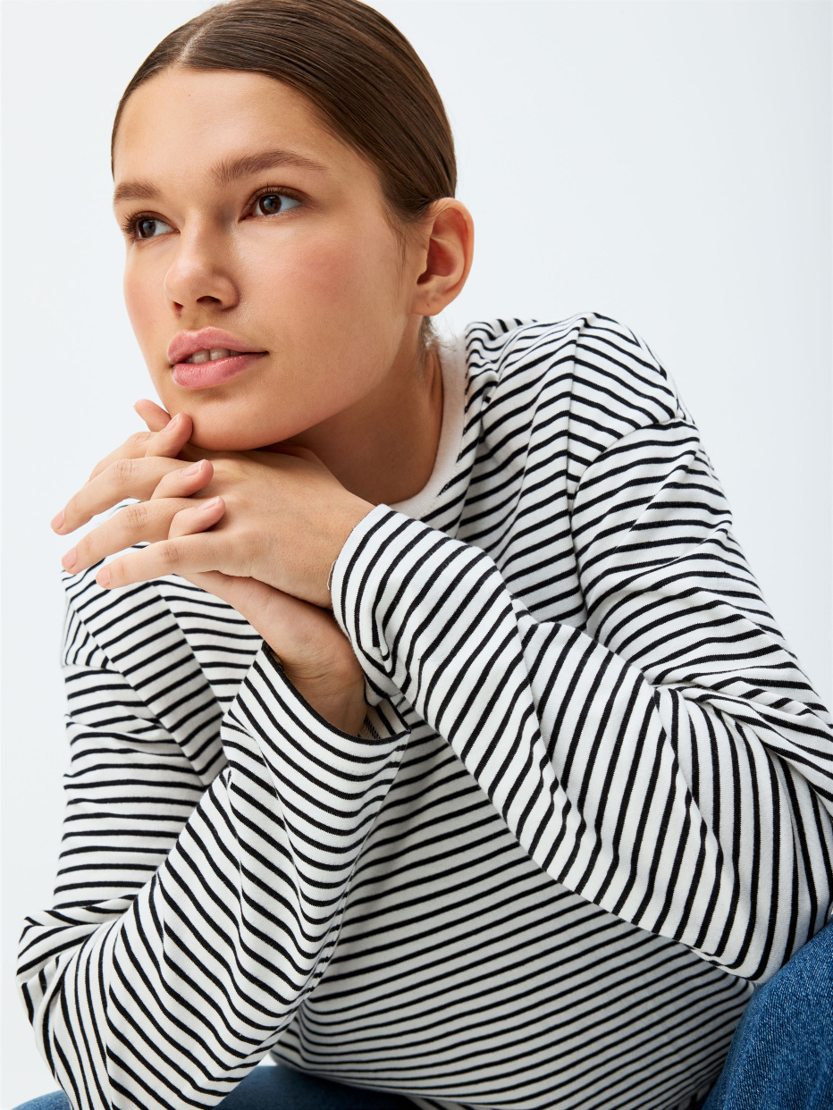 Лонгслив ANNA OVERSIZE FIT, фото - 5
