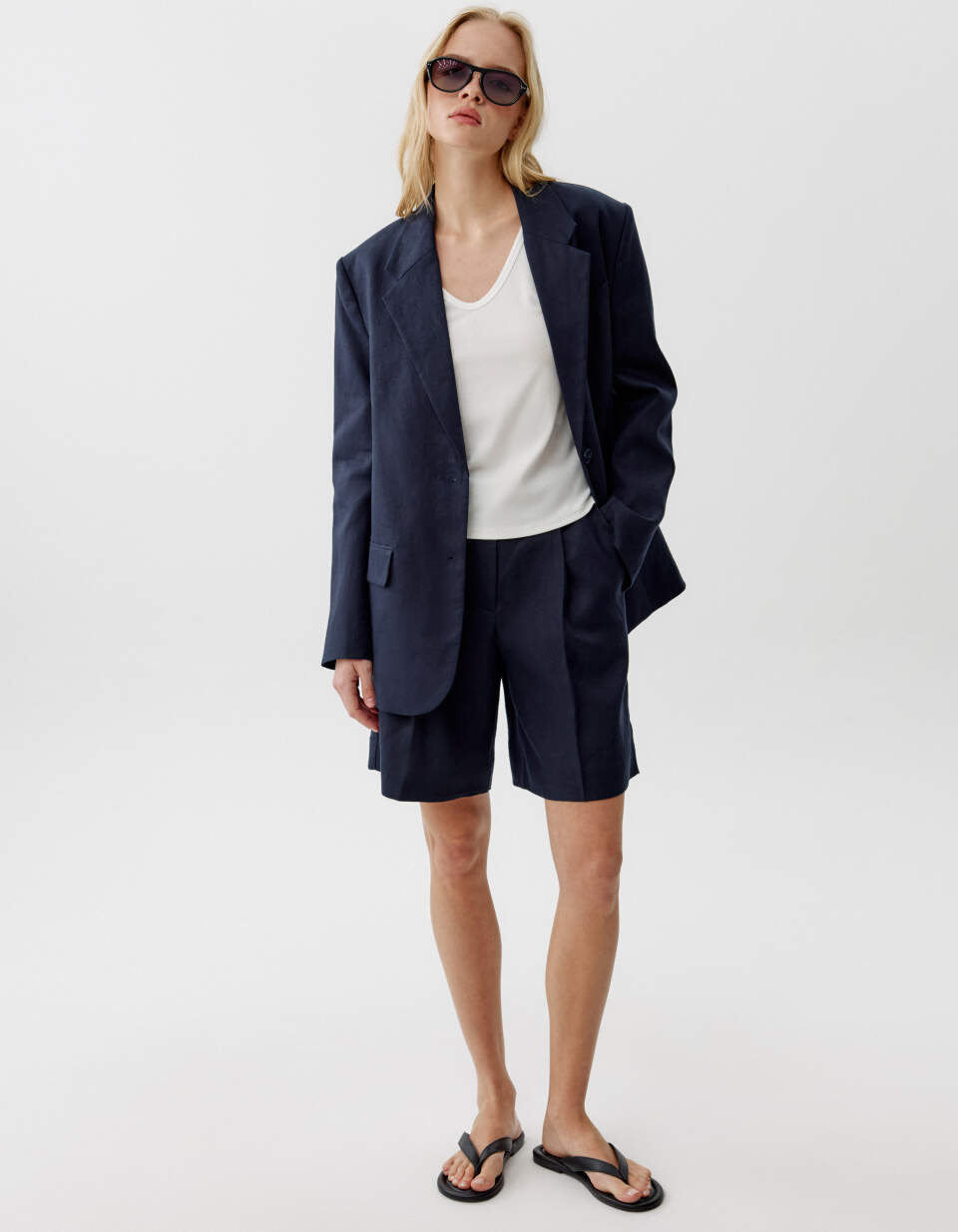 Шорты из льна премиум качества