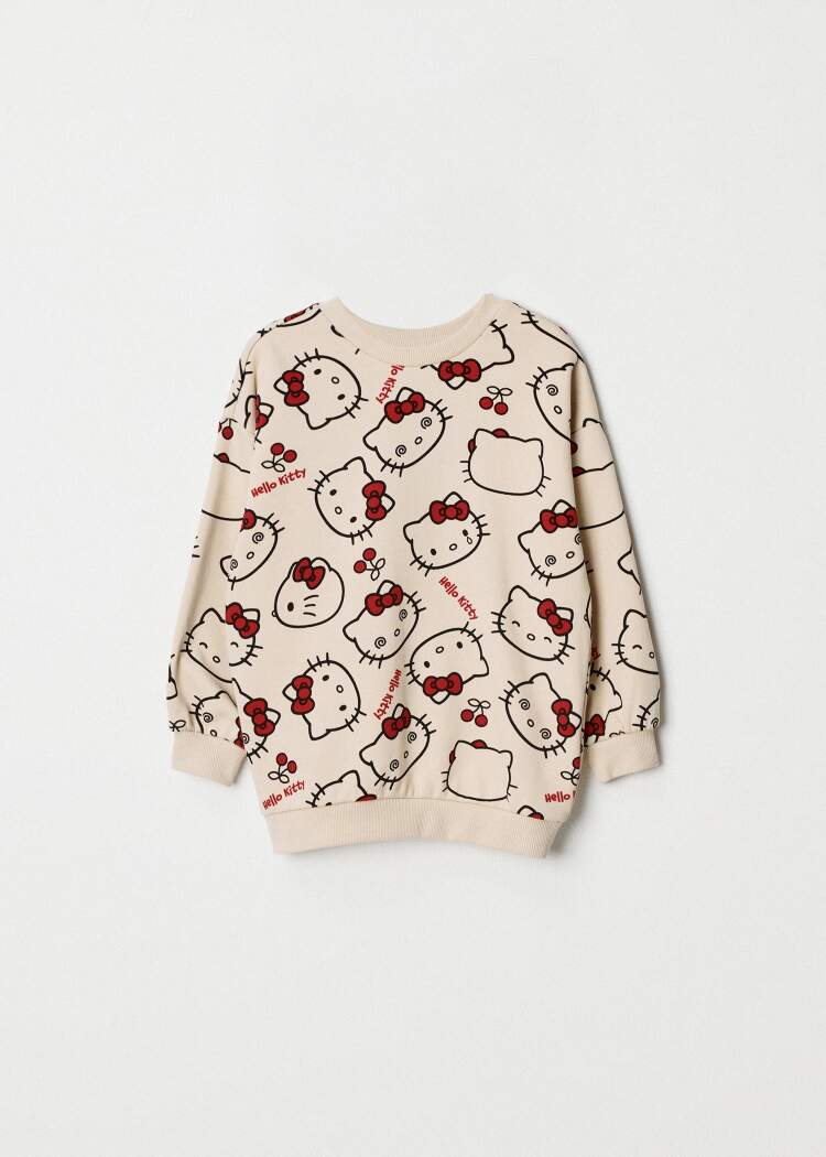 Свитшот с принтом Hello Kitty для девочек 