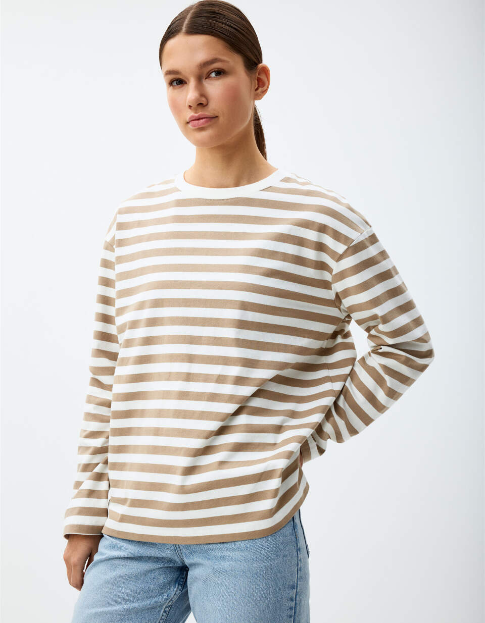 Лонгслив ANNA OVERSIZE FIT