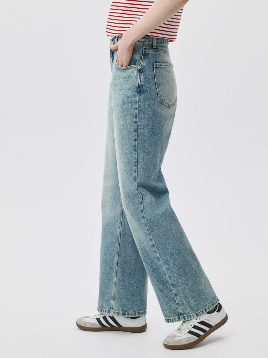 Джинсы 411 WIDE LEG из органического хлопка, фото - 4