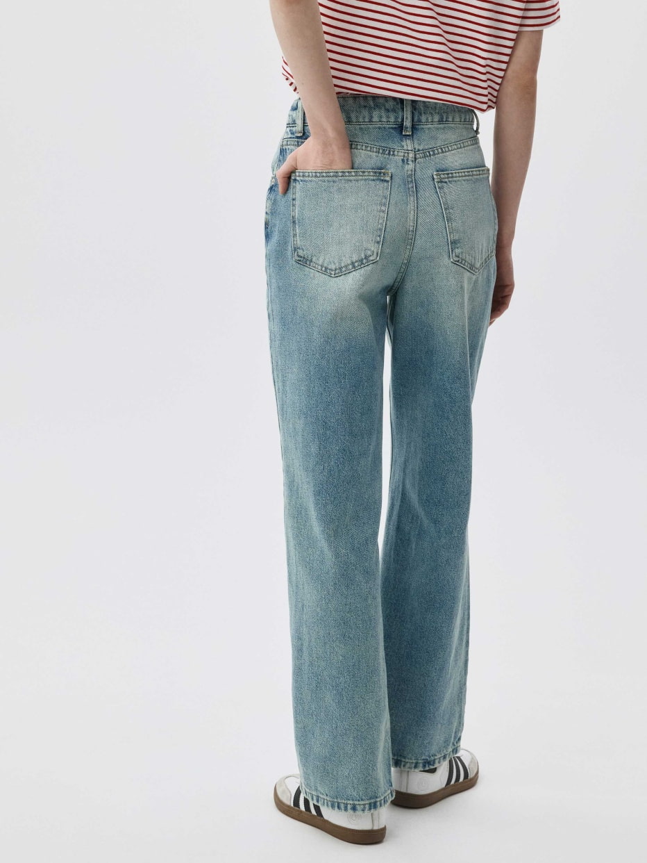 Джинсы 411 WIDE LEG из органического хлопка, фото - 5