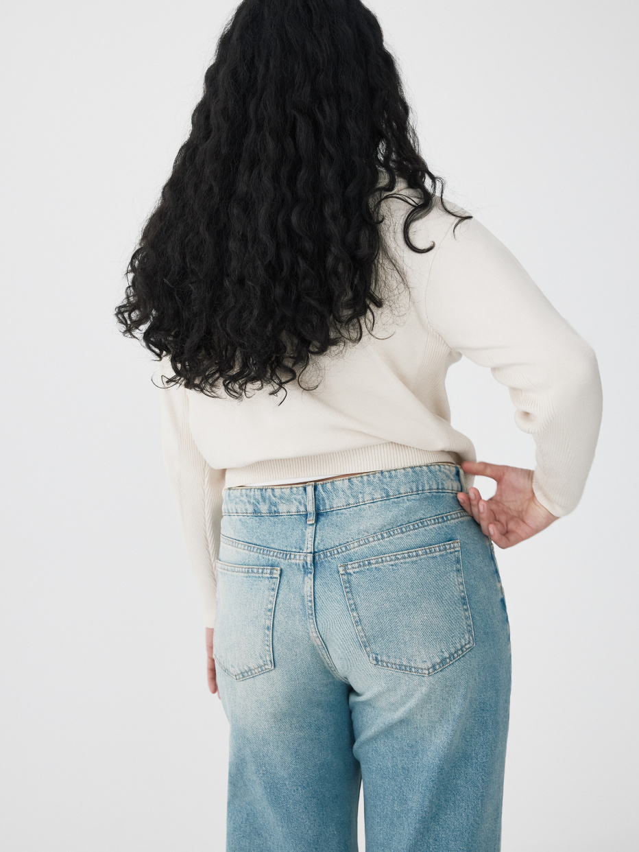 Джинсы 411 WIDE LEG из органического хлопка, фото - 8