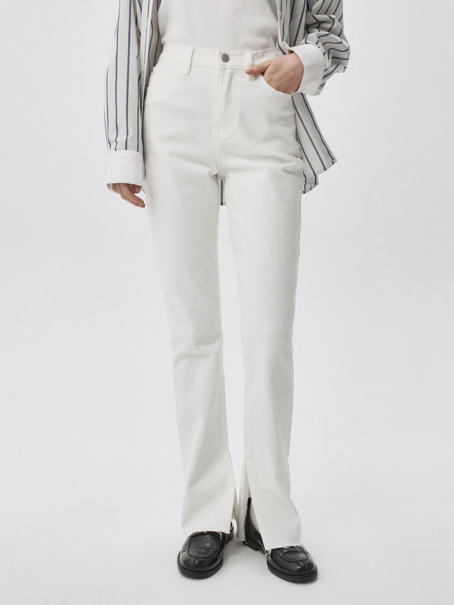 Джинсы SLIM FIT с разрезами, фото - 2