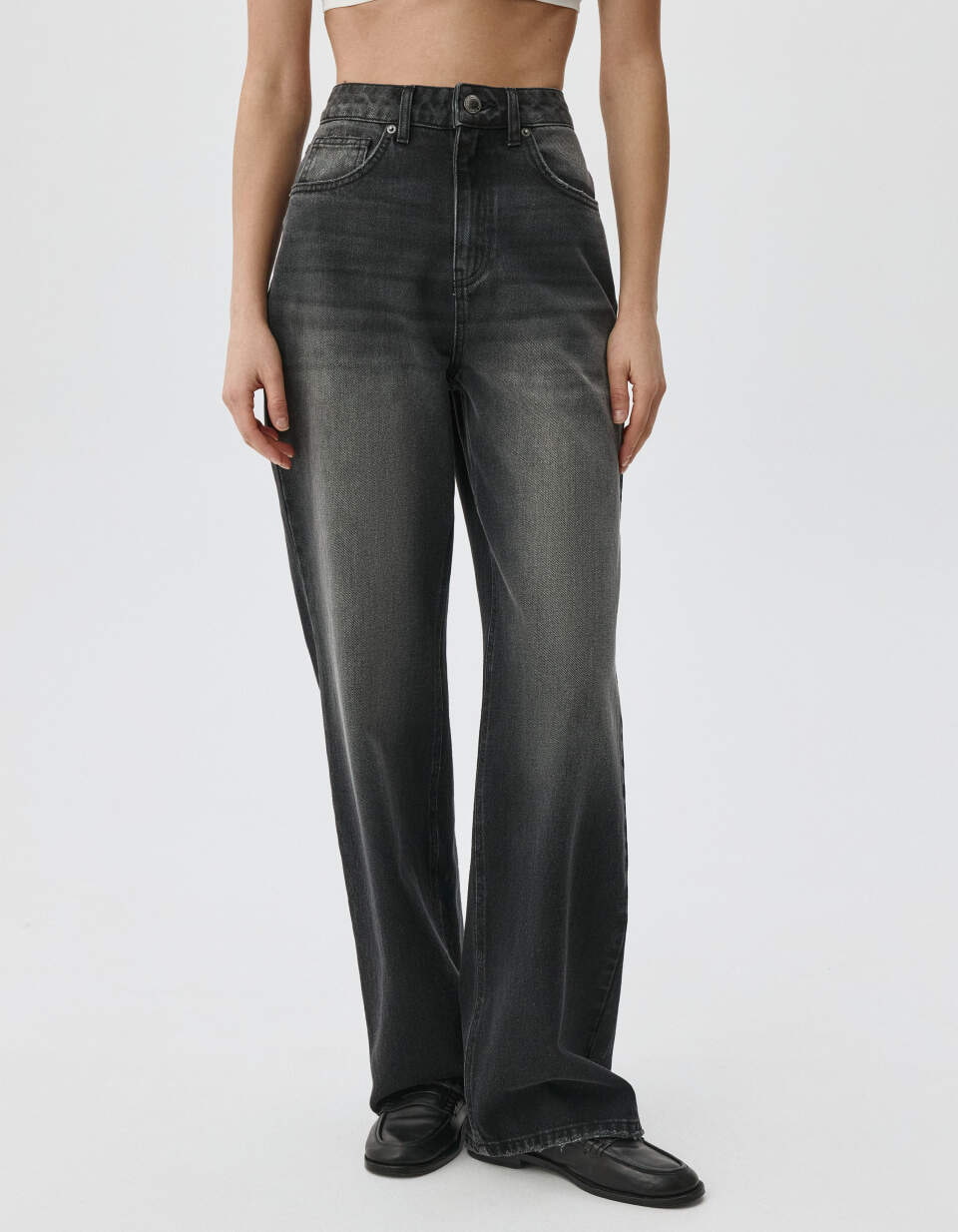 Джинсы 411 WIDE LEG из органического хлопка
